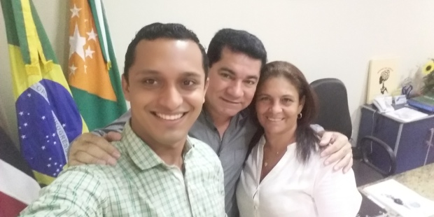 Diretor da Unidade de Saúde Leandro Silva Pimentel; Prefeito da cidade de Bacabeira-MA  Alan Linhares; Secretaria de saúde Espirito  Santo de Maria.